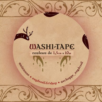 Washi-tape ✸ fresque à Noirôdeurs