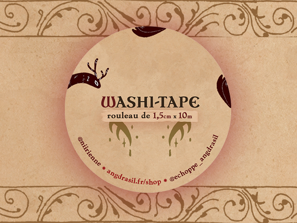 test d Washi-tape ✸ fresque à Noirôdeurs – Image 1